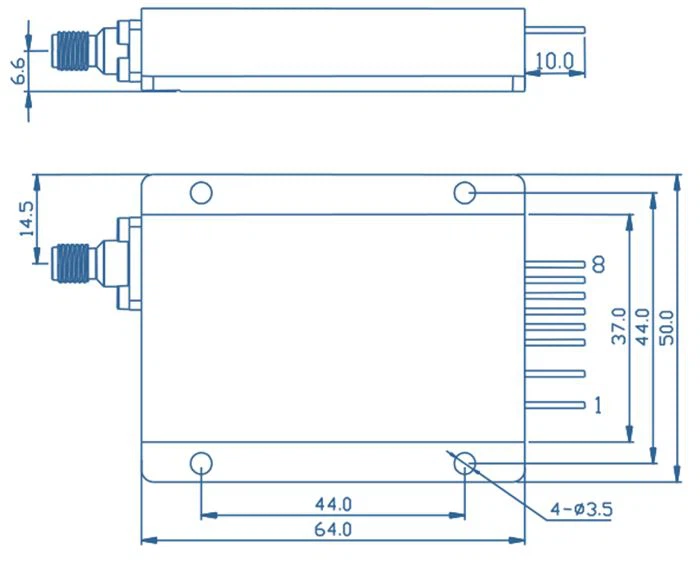 15w 30w 1470 FC drawing