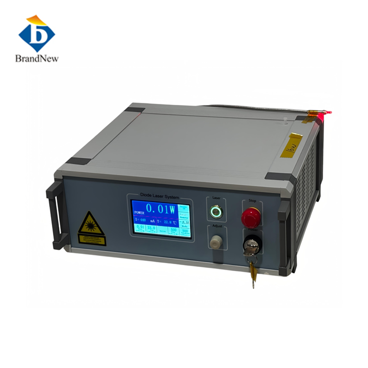 640nm 200W Laser System Fiber Coupled All In One