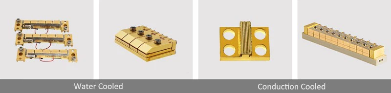 Horizontal diode laser array Horizontal diode laser array
